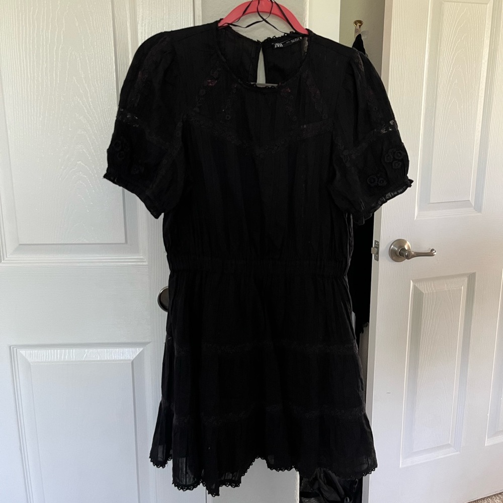 Zara black dress
